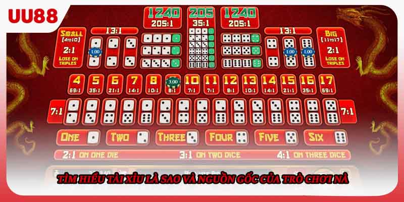 Tìm hiểu Tài xỉu là sao và nguồn gốc của trò chơi này